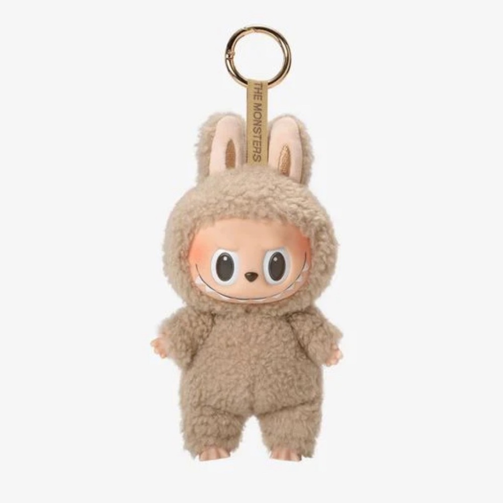 Pop Mart LABUBU The Monsters — Exciting Macaron Vinyl Plush Blind Box, TOFFEE